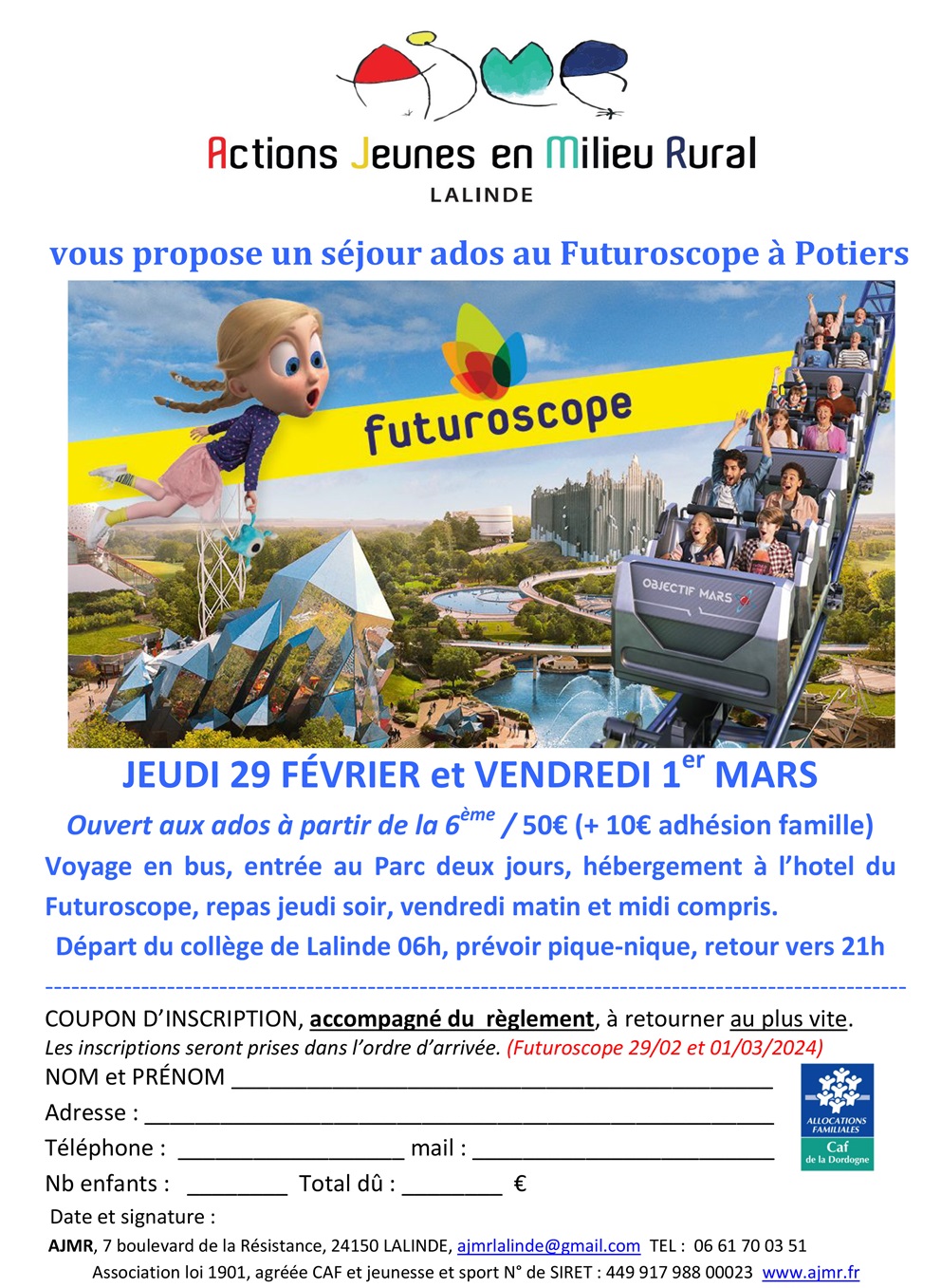 AJMR Flyer Futuroscope fév 2024