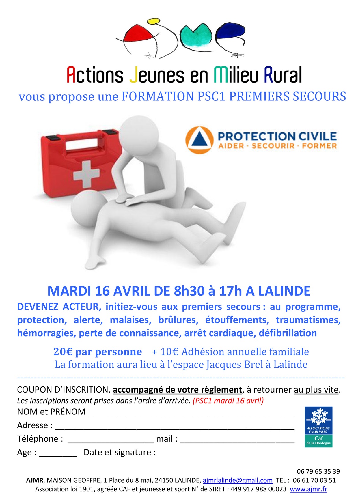 AJMR Flyer PSC1 avril 2024