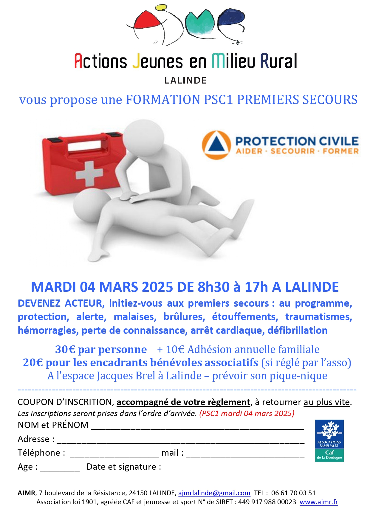 AJMR Flyer PSC1 mars 2025